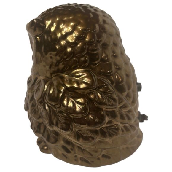 Better Homes Gardens Owl Wax Warmer Gold Electric Fall Cottagecore Decor - Picture 6 of 11